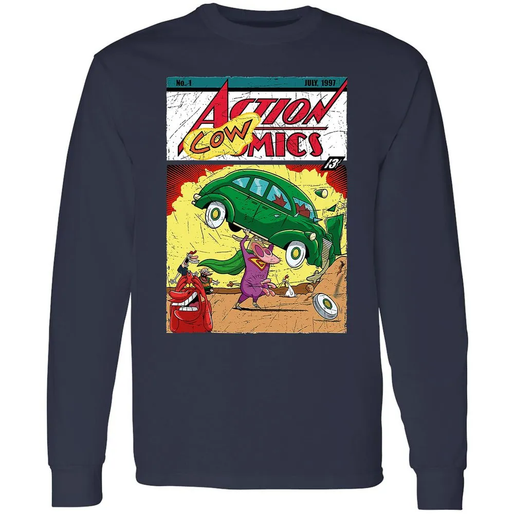 Long Sleeve T-Shirt - A2JAALBB - Navy - 2