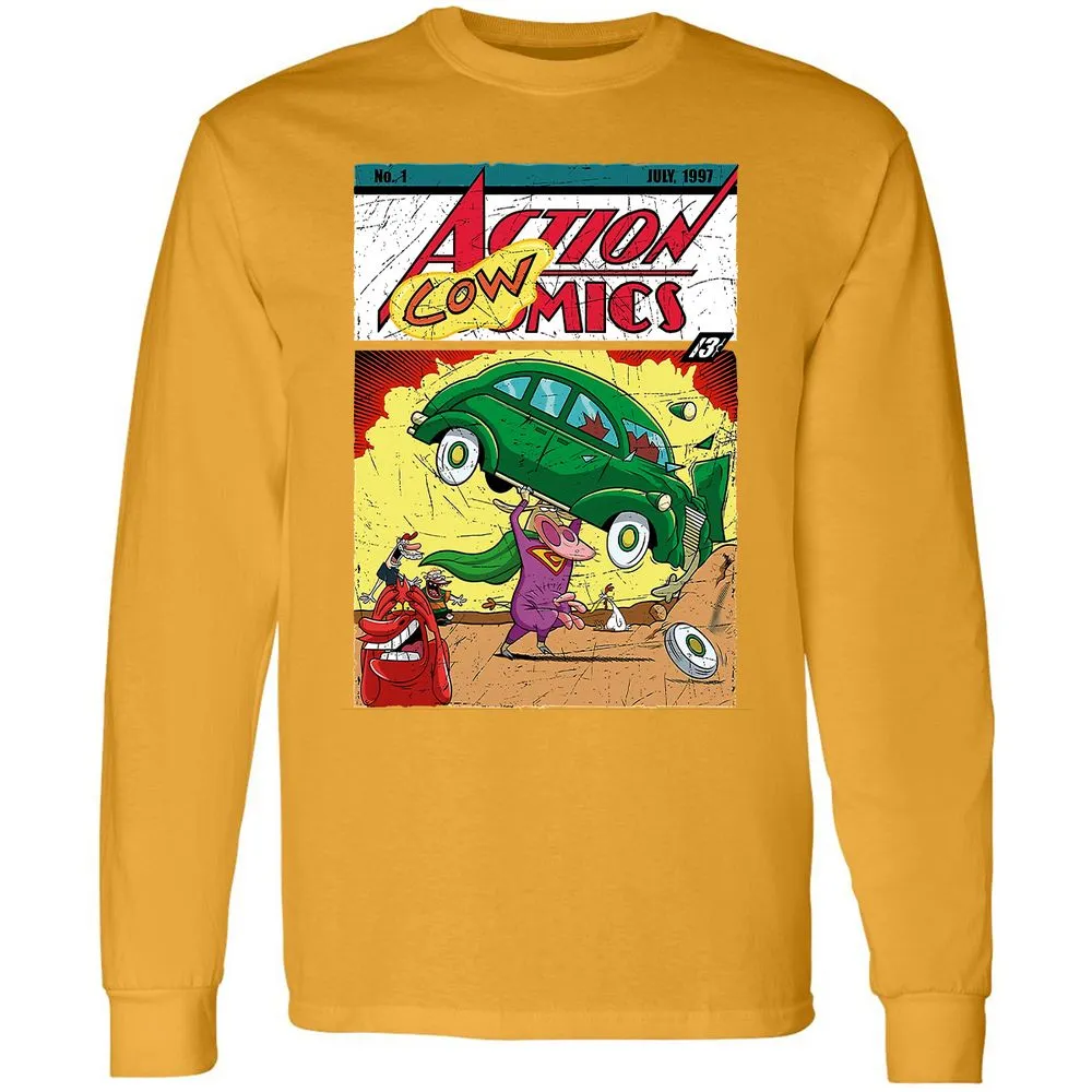 Long Sleeve T-Shirt - A2JAALBB - Gold - 9
