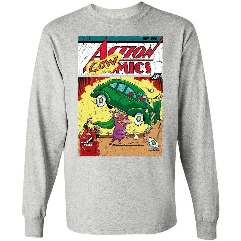 Long Sleeve T-Shirt - A2JAALBB - Ash - 7