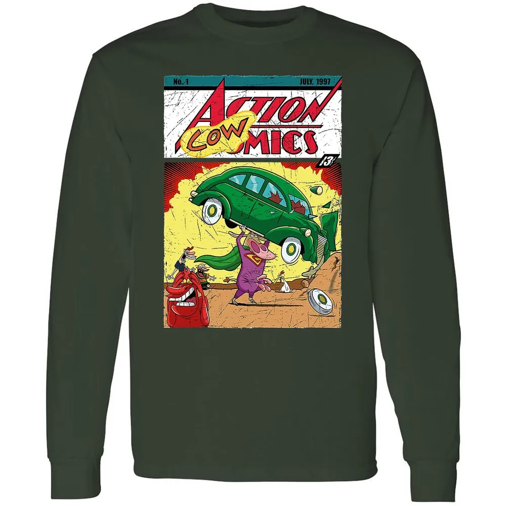 Long Sleeve T-Shirt - A2JAALBB - Forest Green - 4