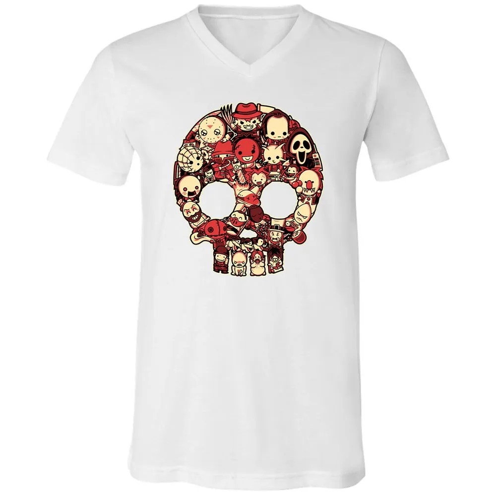 Unisex V-Neck T-Shirt - 6VQZRNGW - White - 5