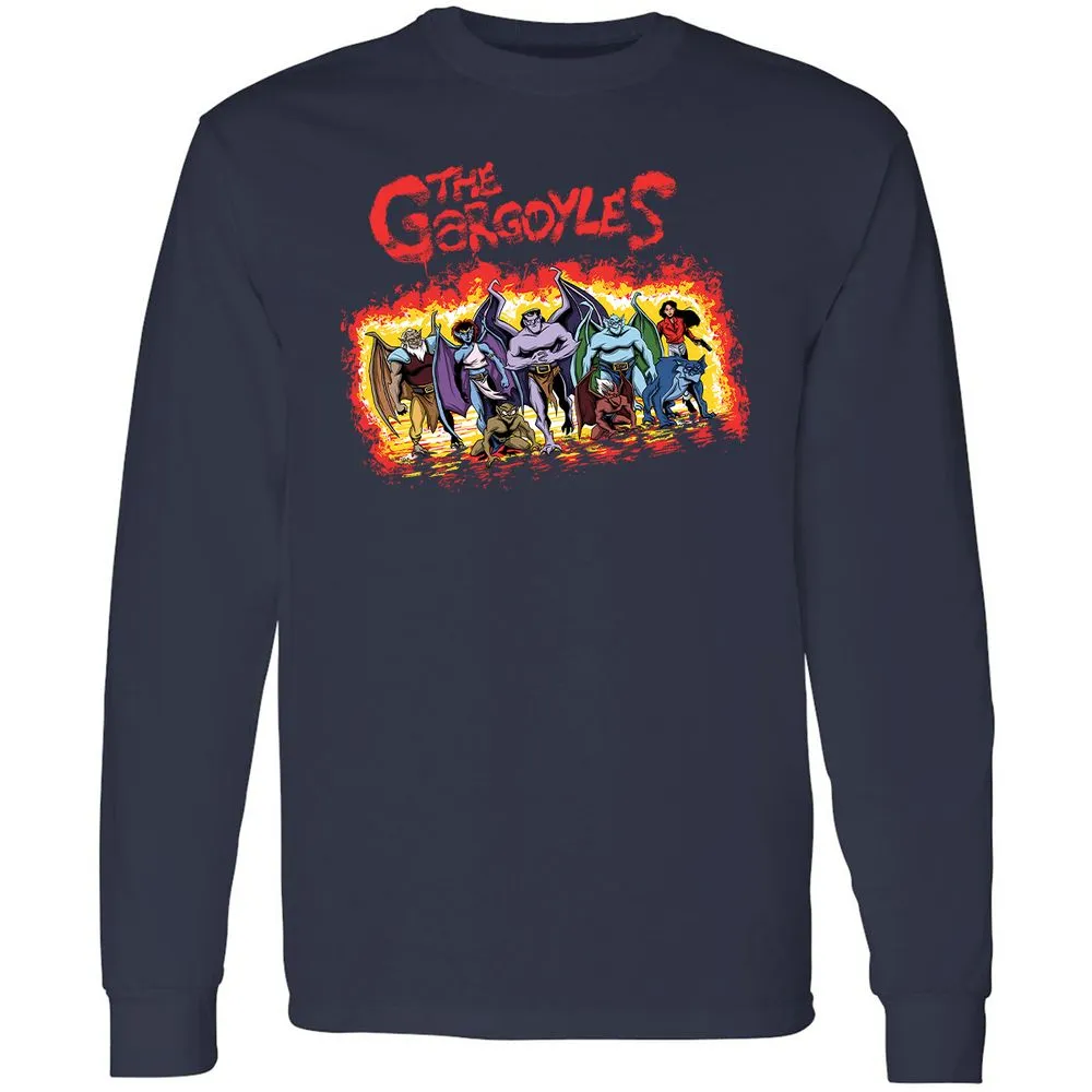 Long Sleeve T-Shirt - BRN5J6B6 - Navy - 2