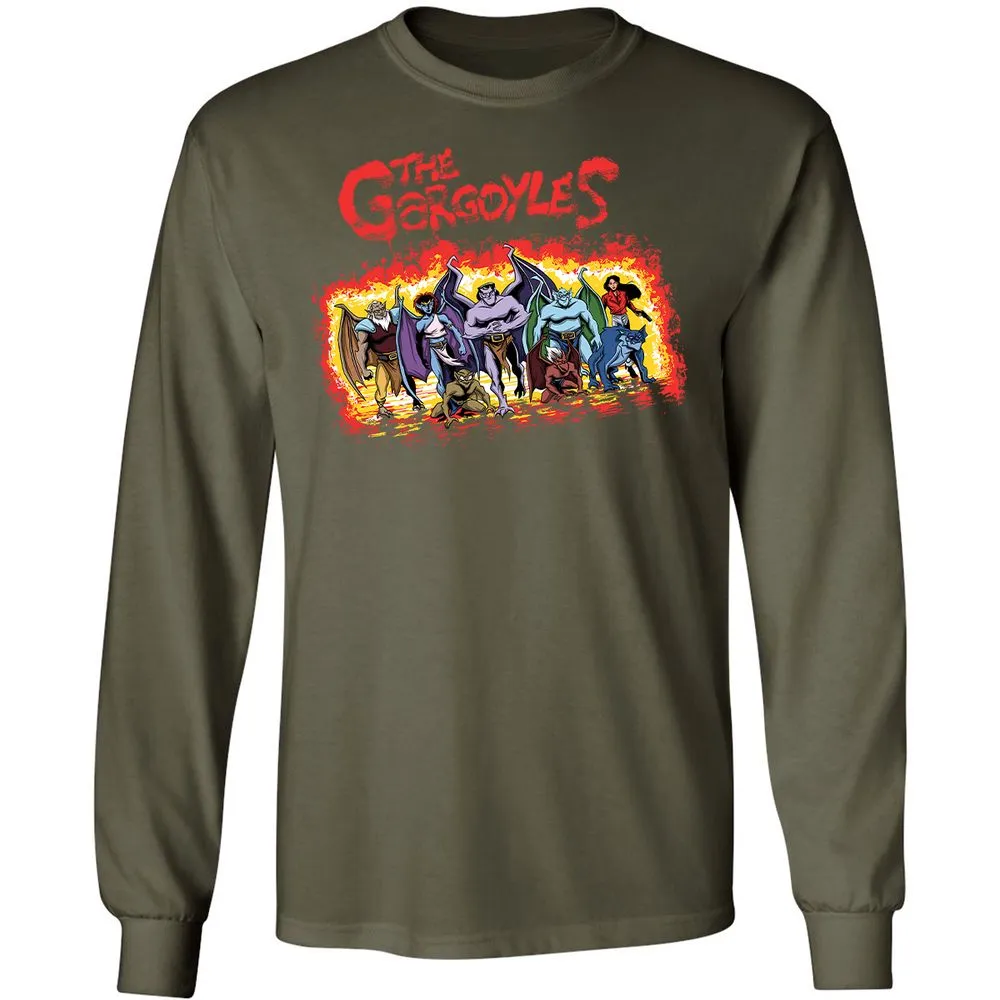 Long Sleeve T-Shirt - BRN5J6B6 - Military Green - 16