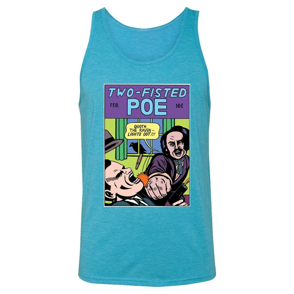 Unisex Jersey Tank - HZT8T9QM - Aqua Triblend - 3