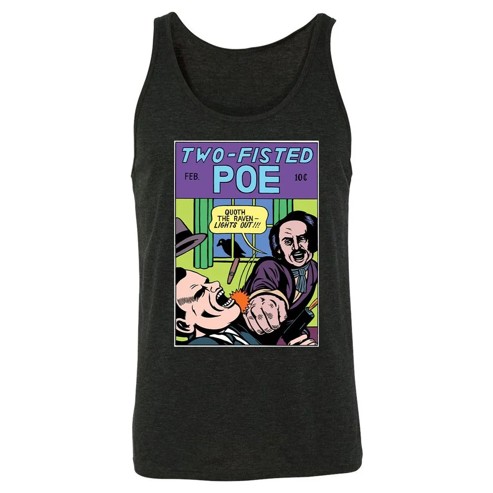 Unisex Jersey Tank - HZT8T9QM - Charcoal Black Triblend - 5