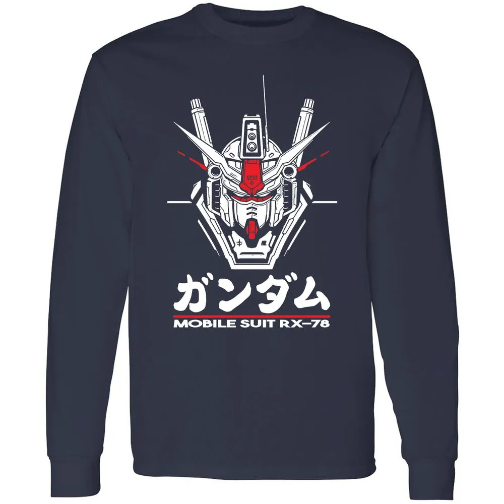 Long Sleeve T-Shirt - YD73WX58 - Navy - 2