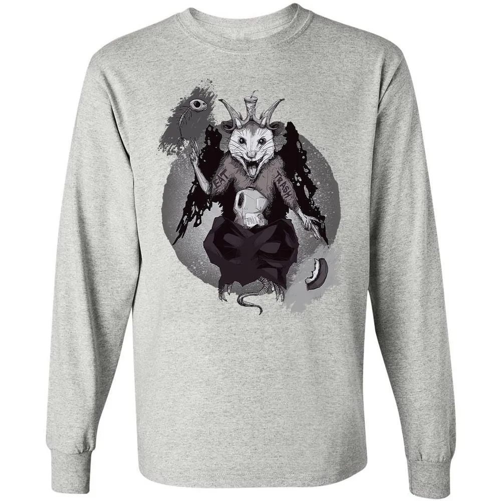 Long Sleeve T-Shirt - 4BDCHPYE - Ash - 7