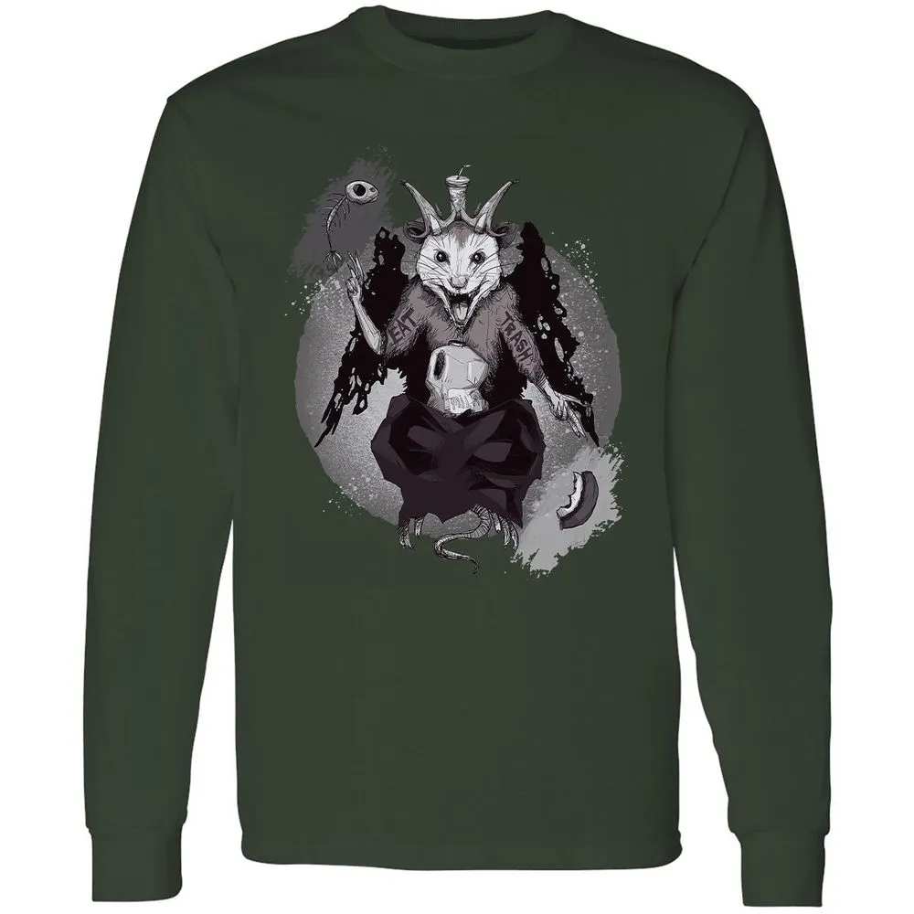 Long Sleeve T-Shirt - 4BDCHPYE - Forest Green - 4