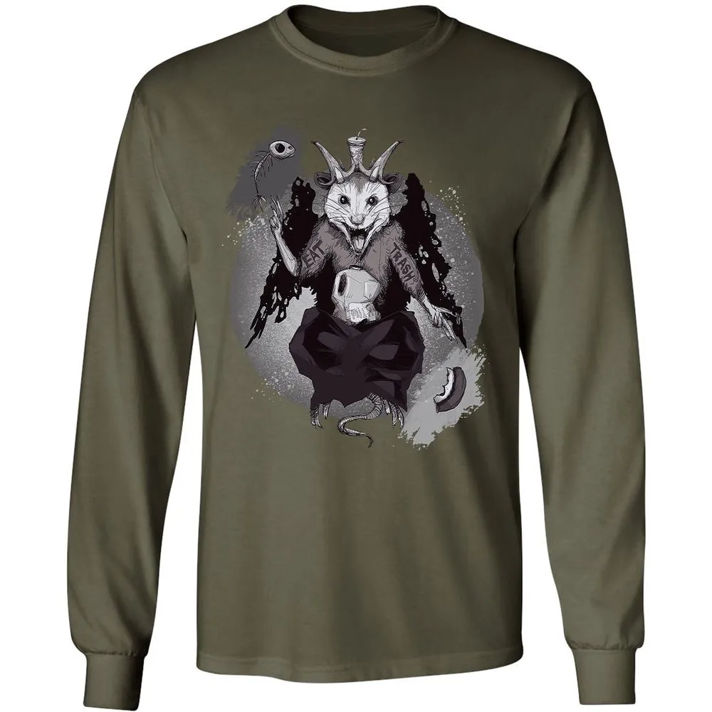 Long Sleeve T-Shirt - 4BDCHPYE - Military Green - 16