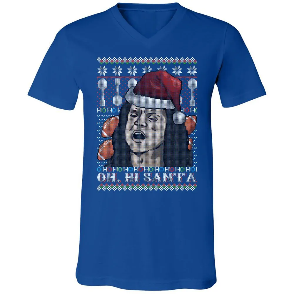Unisex V-Neck T-Shirt - KSJQZP7V - True Royal - 4