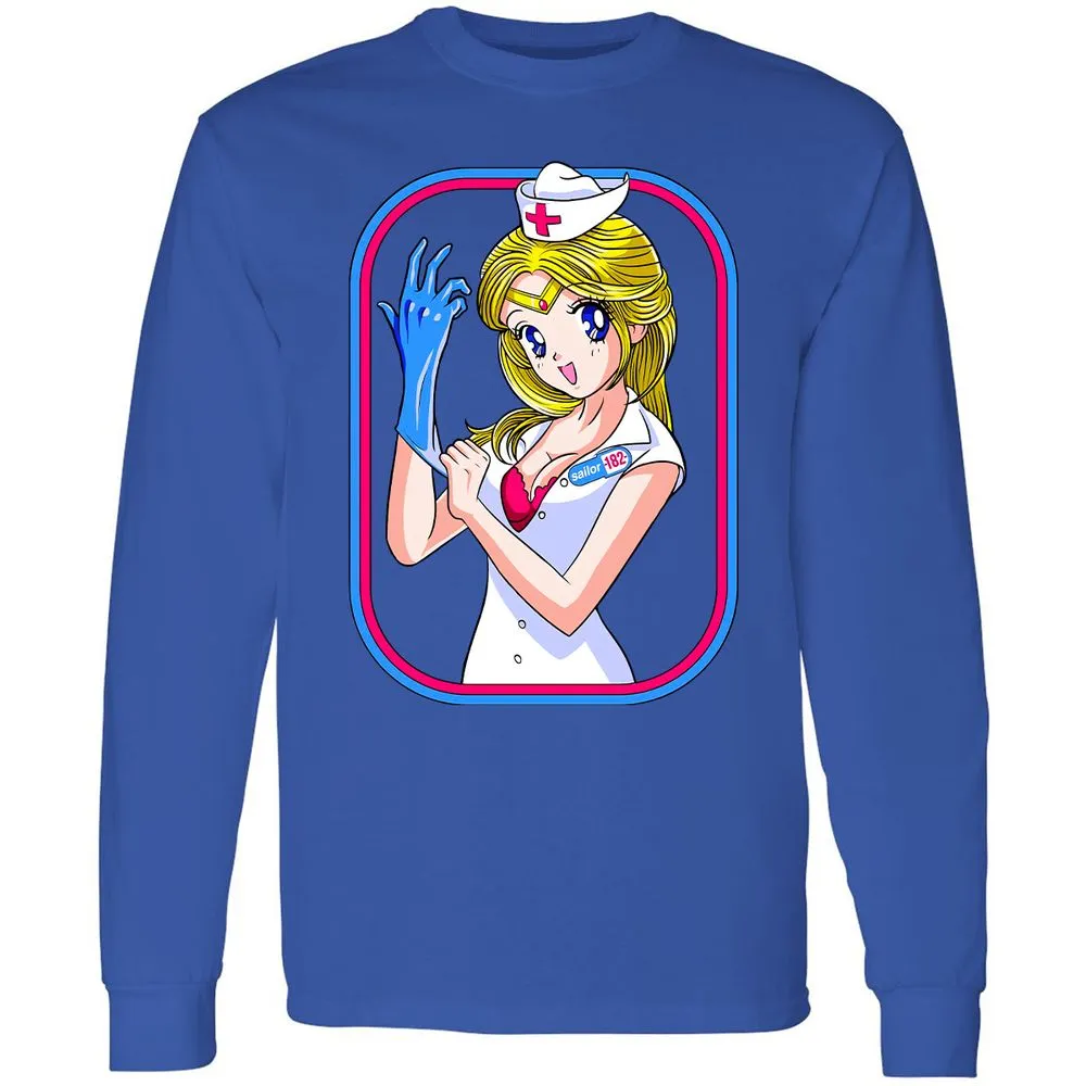 Long Sleeve T-Shirt - A7AR8TN5 - Royal - 8