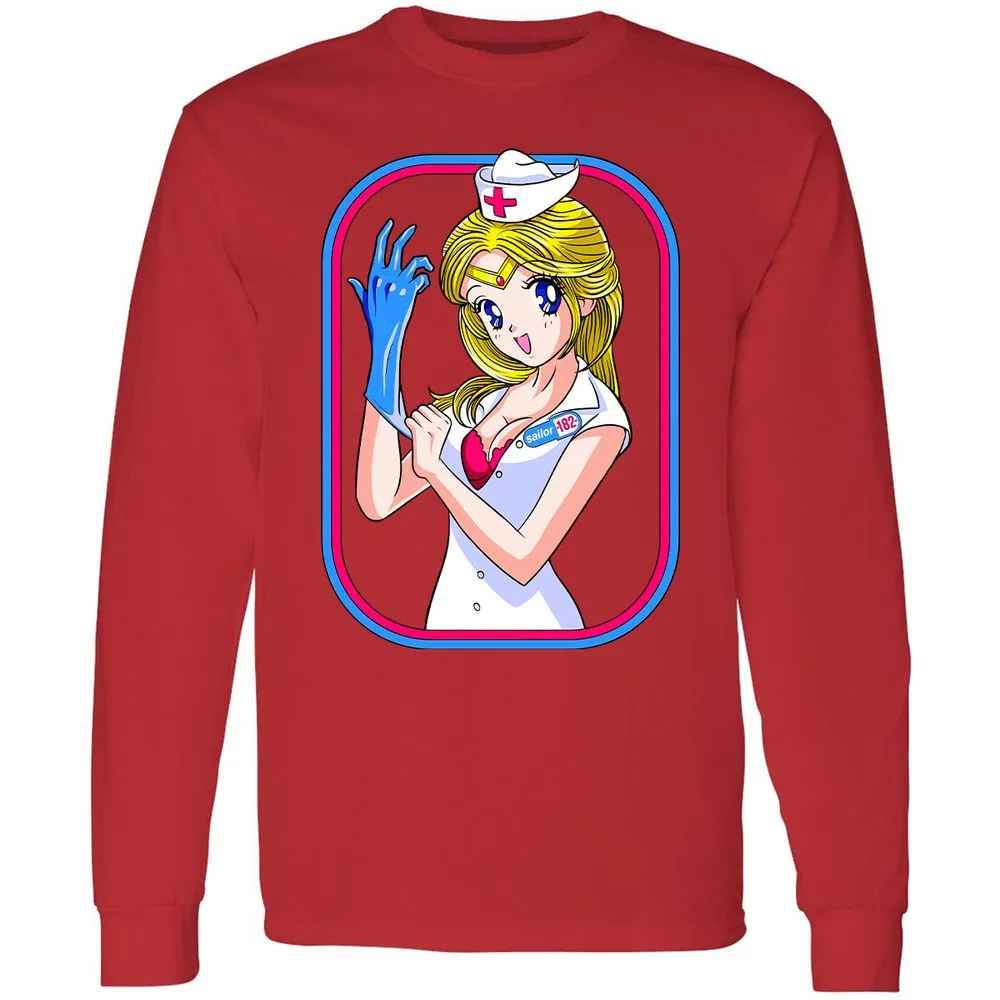 Long Sleeve T-Shirt - A7AR8TN5 - Red - 14