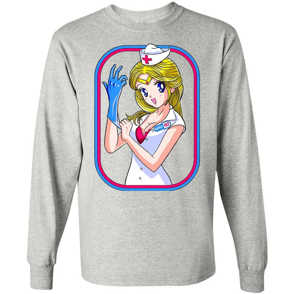 Long Sleeve T-Shirt - A7AR8TN5 - Ash - 7
