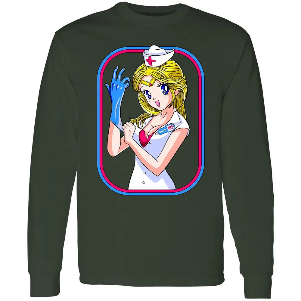 Long Sleeve T-Shirt - A7AR8TN5 - Forest Green - 4