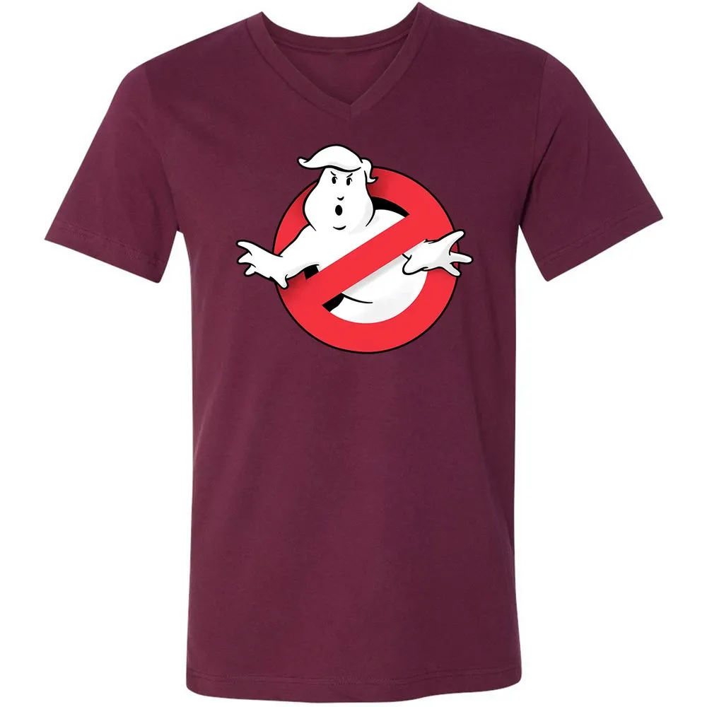 Unisex V-Neck T-Shirt - Z5RBN465 - Maroon - 6