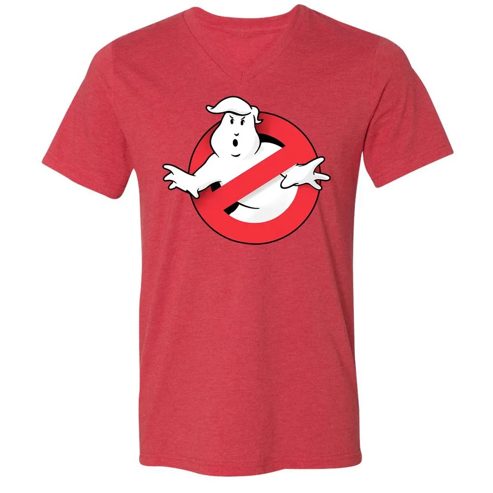Unisex V-Neck T-Shirt - Z5RBN465 - Heather Red - 16