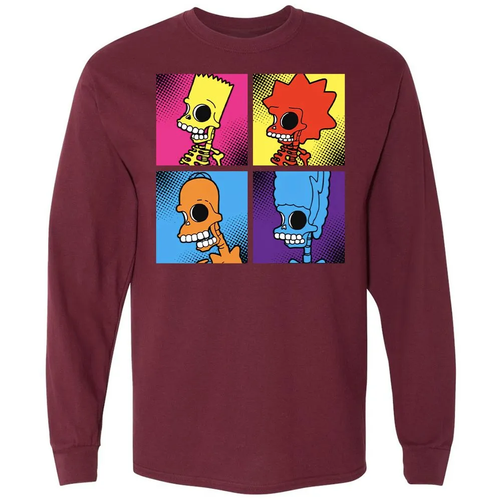 Long Sleeve T-Shirt - DF2GKDK4 - Maroon - 11