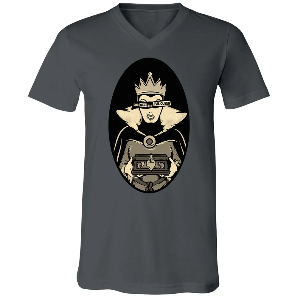 Unisex V-Neck T-Shirt - ZYYVSLRC - Asphalt - 12