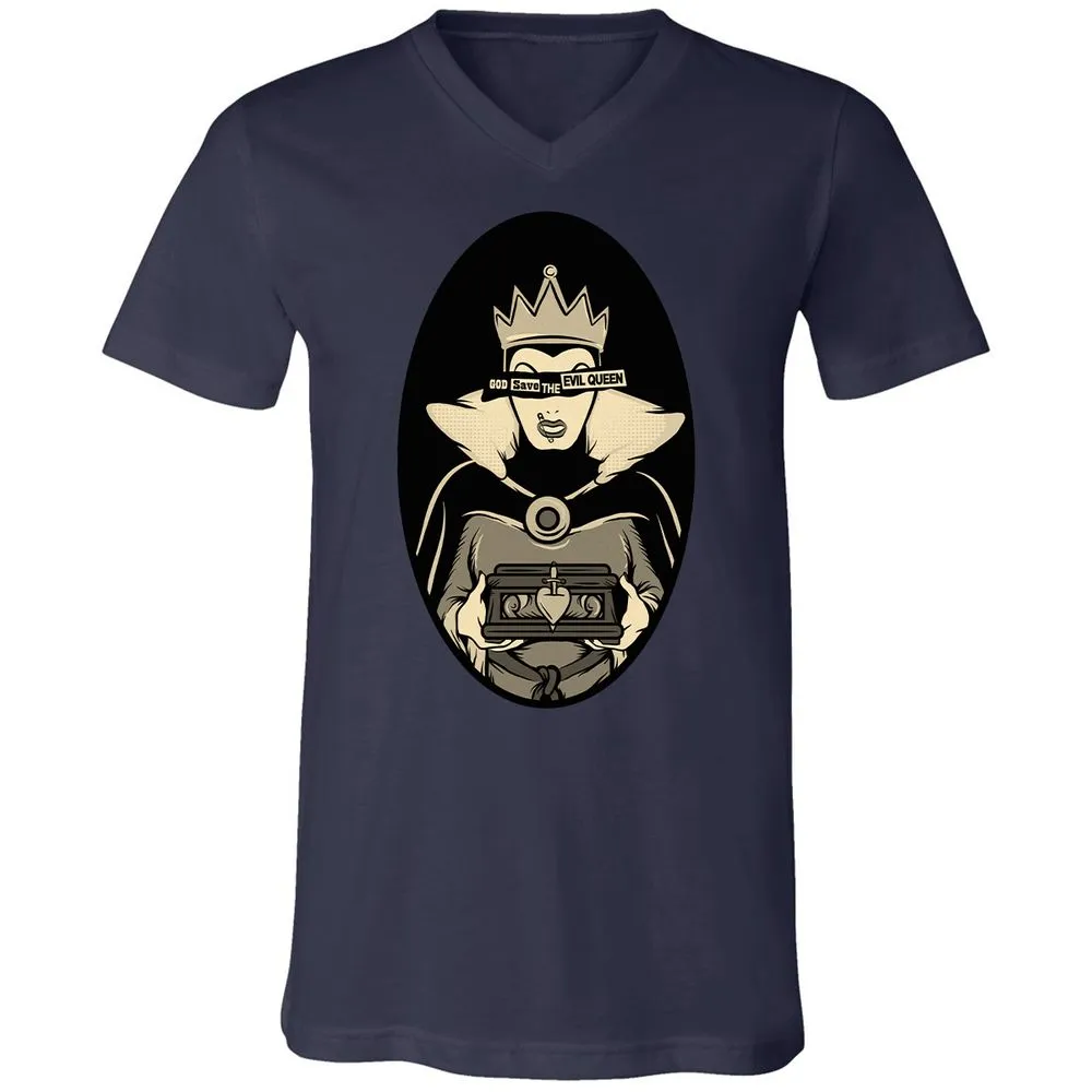 Unisex V-Neck T-Shirt - ZYYVSLRC - Navy - 2