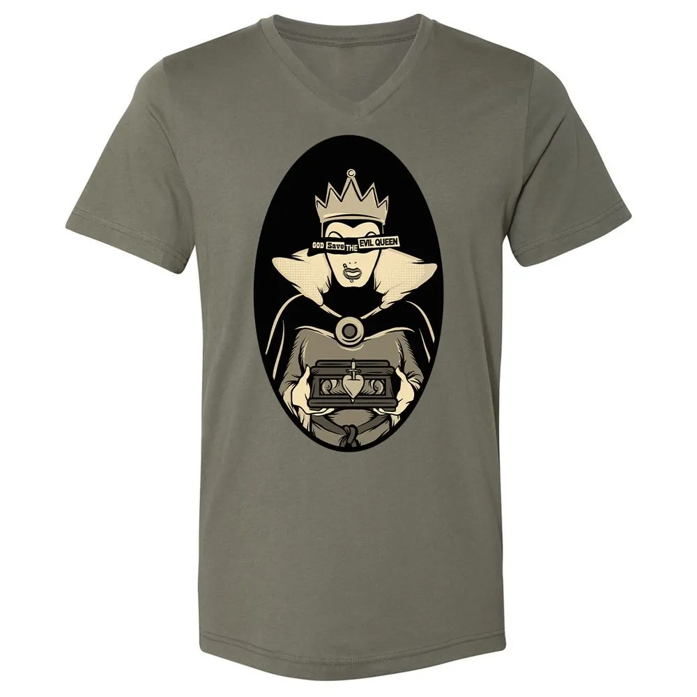 Unisex V-Neck T-Shirt - ZYYVSLRC - Military Green - 10