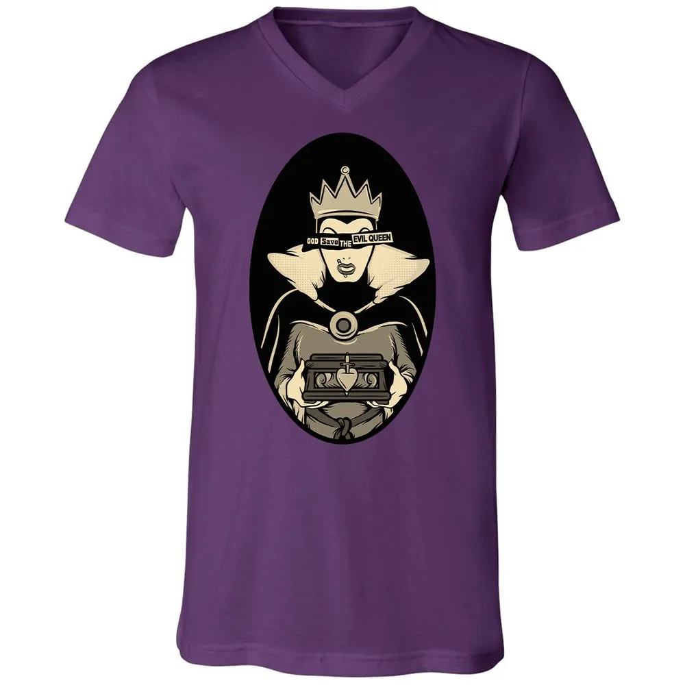 Unisex V-Neck T-Shirt - ZYYVSLRC - Team Purple - 9
