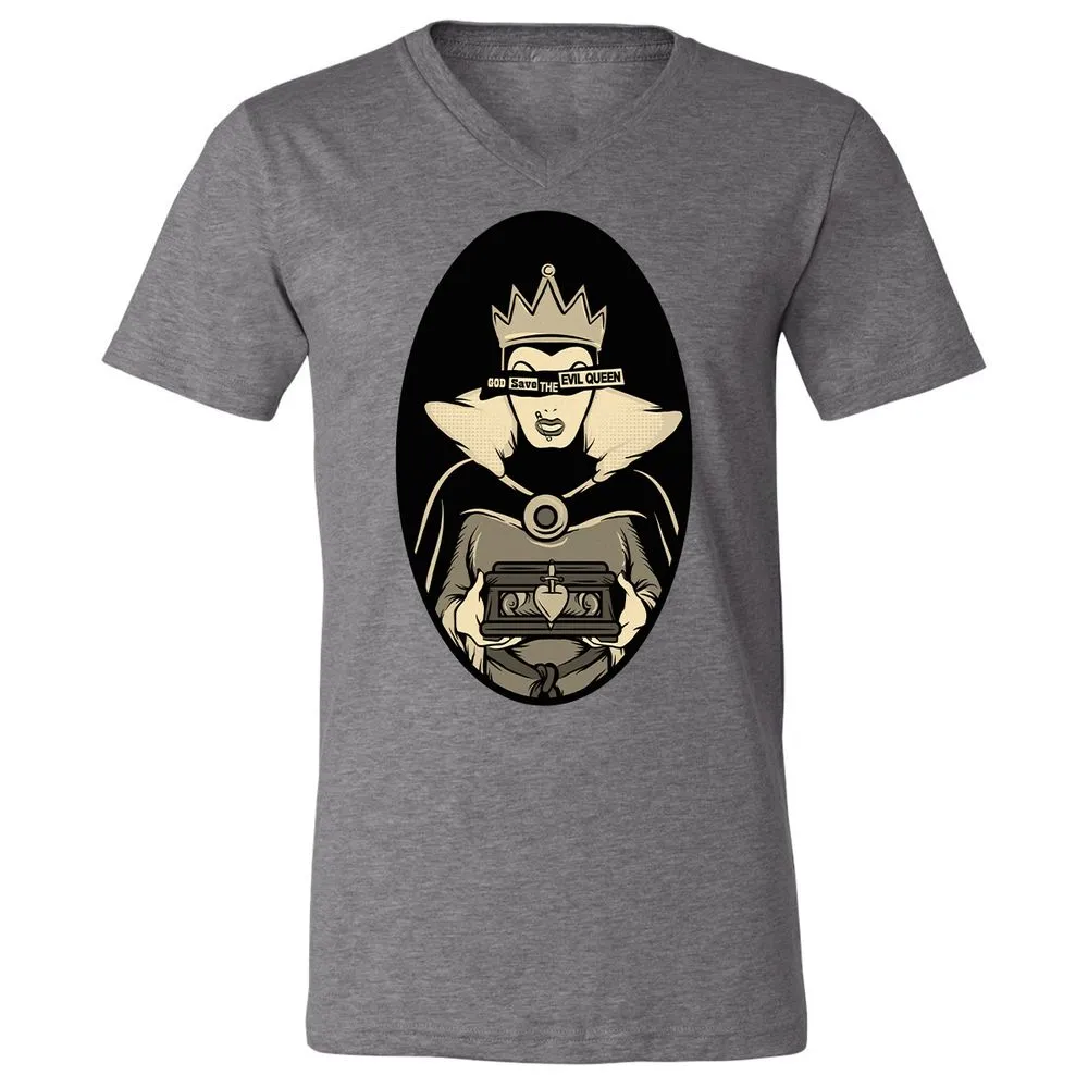 Unisex V-Neck T-Shirt - ZYYVSLRC - Deep Heather - 13