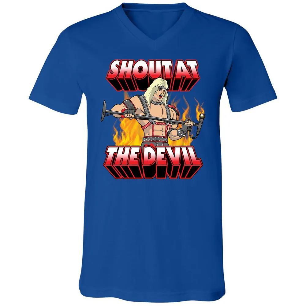 Unisex V-Neck T-Shirt - JLSVPAQG - True Royal - 4