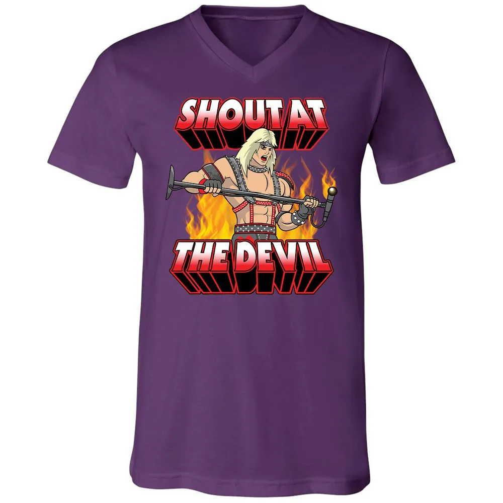 Unisex V-Neck T-Shirt - JLSVPAQG - Team Purple - 9