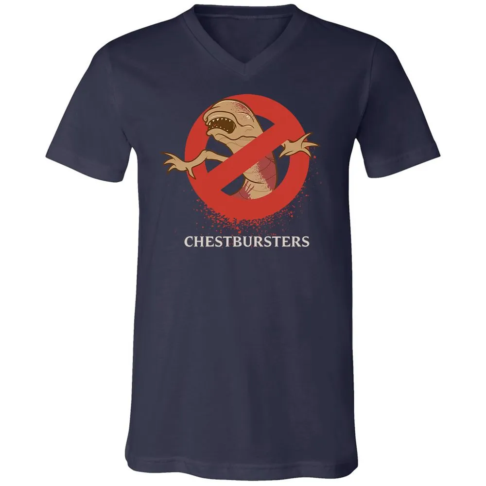 Unisex V-Neck T-Shirt - HXXK6S29 - Navy - 2