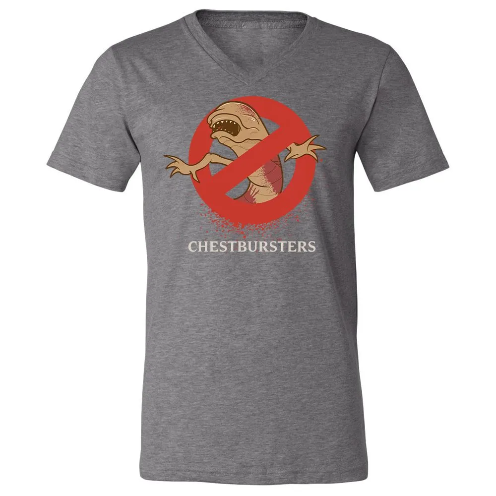 Unisex V-Neck T-Shirt - HXXK6S29 - Deep Heather - 13