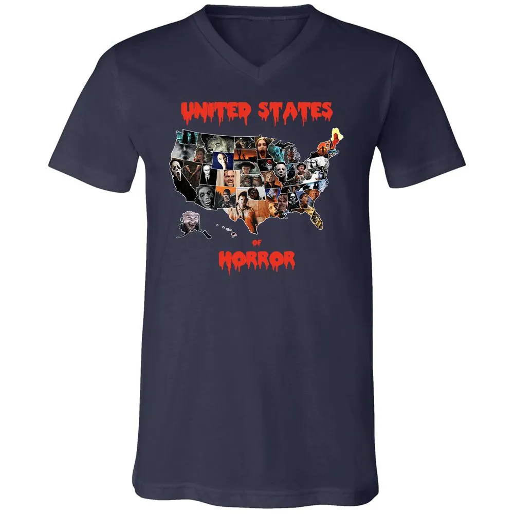 Unisex V-Neck T-Shirt - PFSB2ALG - Navy - 2
