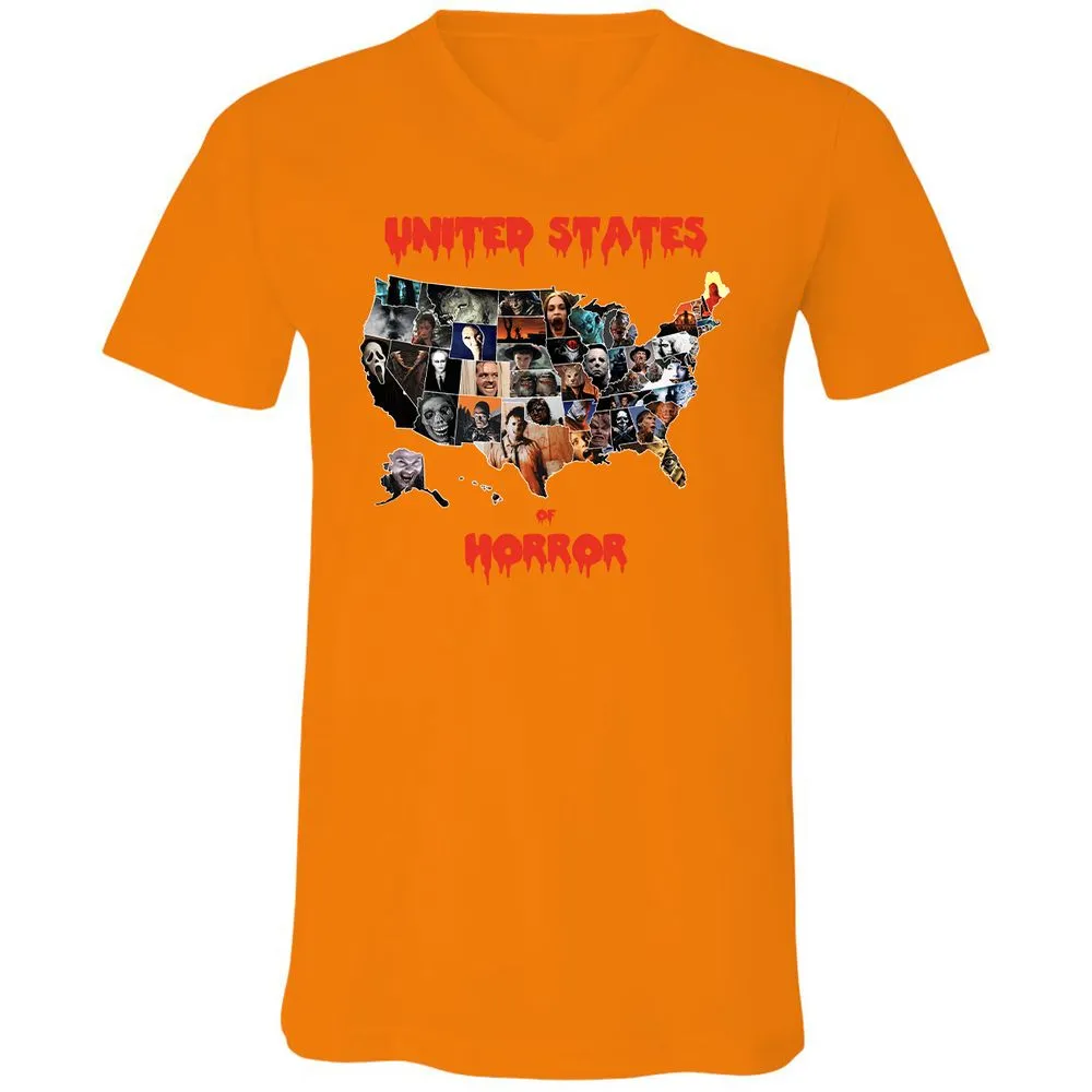 Unisex V-Neck T-Shirt - PFSB2ALG - Orange - 11