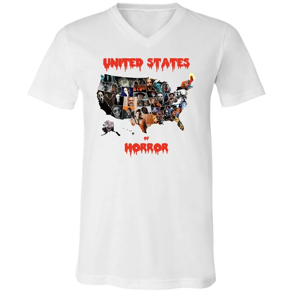 Unisex V-Neck T-Shirt - PFSB2ALG - White - 5