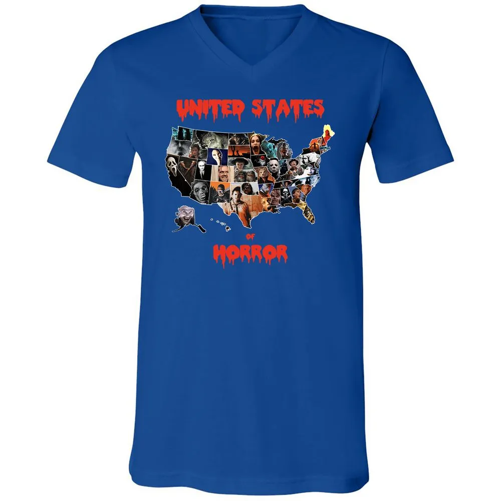 Unisex V-Neck T-Shirt - PFSB2ALG - True Royal - 4