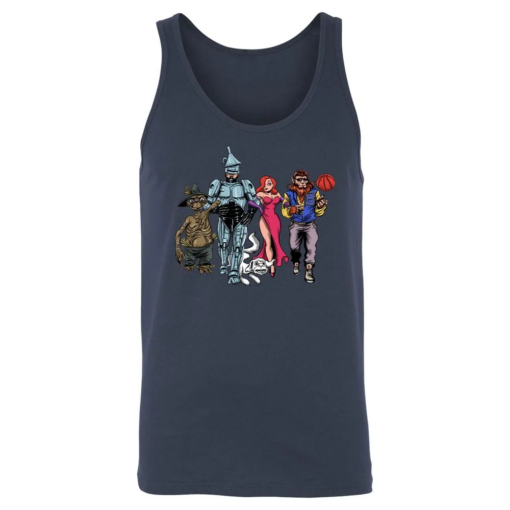 Unisex Jersey Tank - 4VWBQ1D4 - Navy - 2