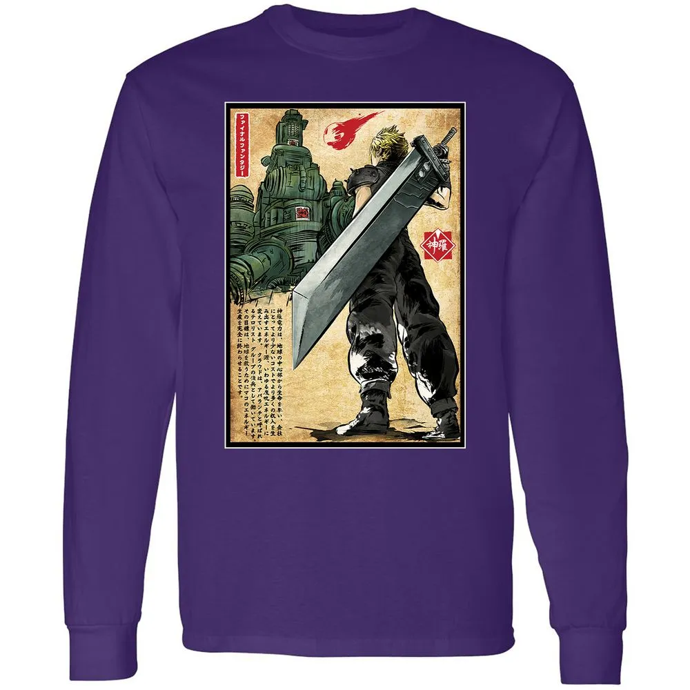 Long Sleeve T-Shirt - 62F49XUE - Purple - 13