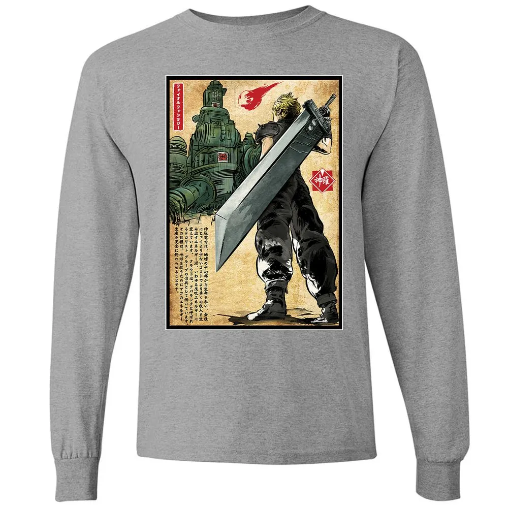 Long Sleeve T-Shirt - 62F49XUE - Graphite Heather - 6
