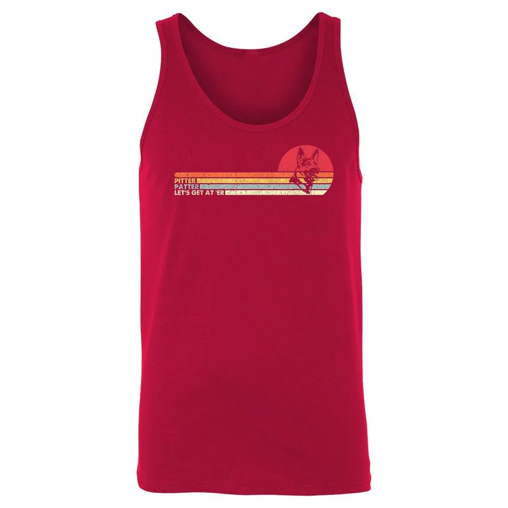 Unisex Jersey Tank - V4GXAQU7 - Red - 11
