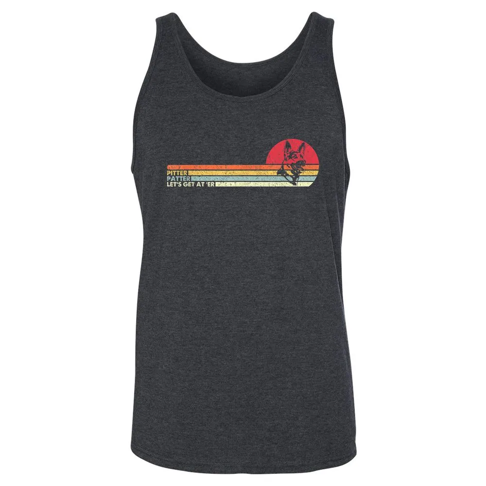 Unisex Jersey Tank - V4GXAQU7 - Dark Grey Heather - 6