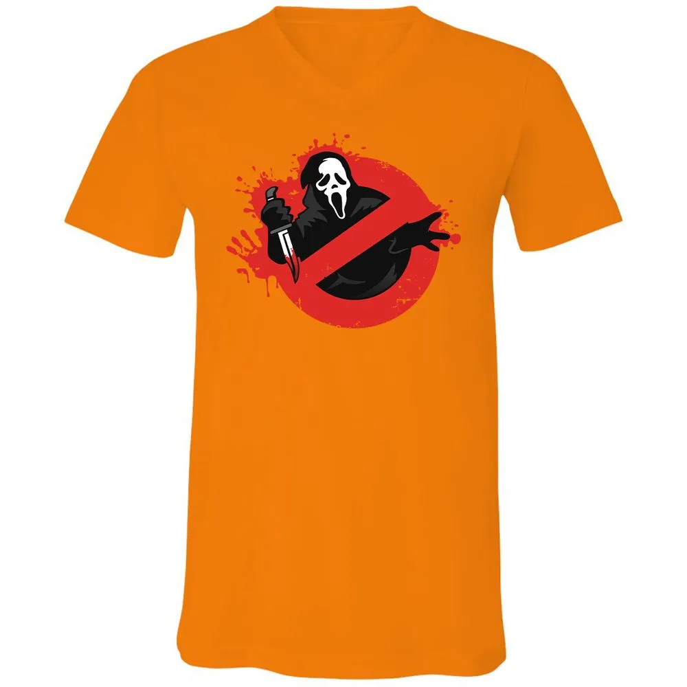 Unisex V-Neck T-Shirt - 1RHA2SAD - Orange - 11