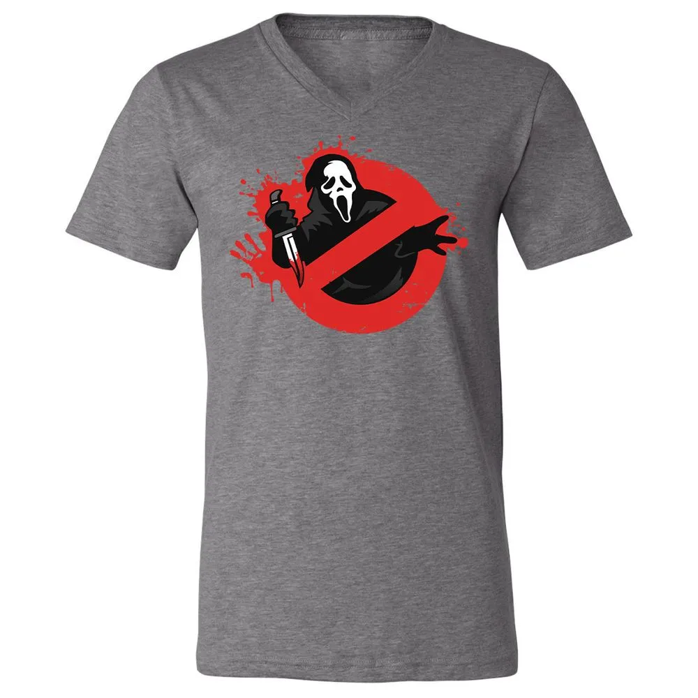 Unisex V-Neck T-Shirt - 1RHA2SAD - Deep Heather - 13