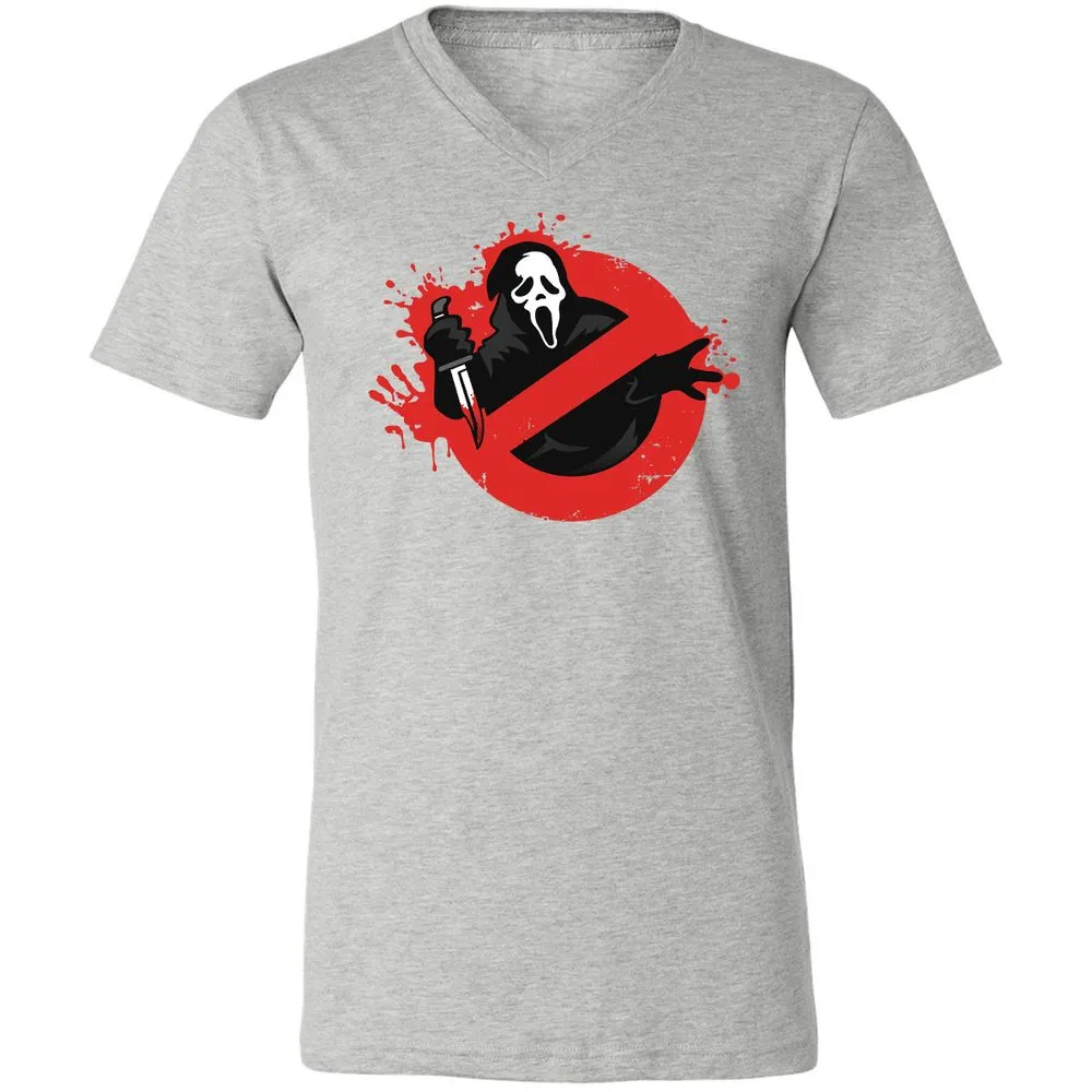 Unisex V-Neck T-Shirt - 1RHA2SAD - Athletic Heather - 7