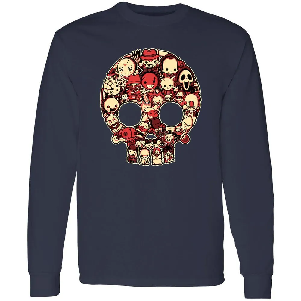Long Sleeve T-Shirt - 8N6NQRSF - Navy - 2