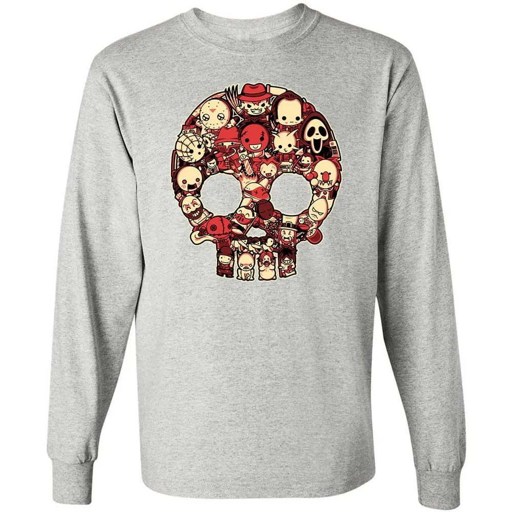 Long Sleeve T-Shirt - 8N6NQRSF - Ash - 7