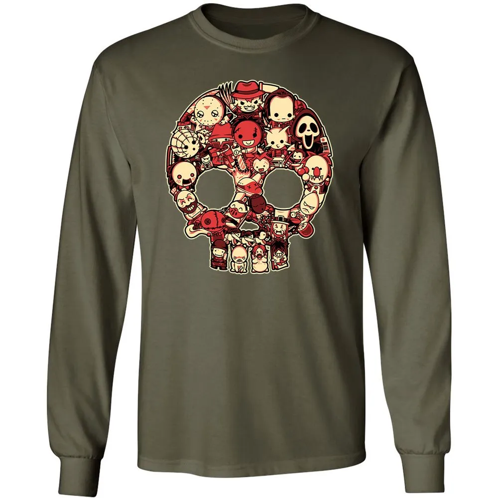 Long Sleeve T-Shirt - 8N6NQRSF - Military Green - 16