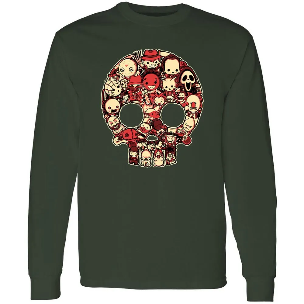 Long Sleeve T-Shirt - 8N6NQRSF - Forest Green - 4