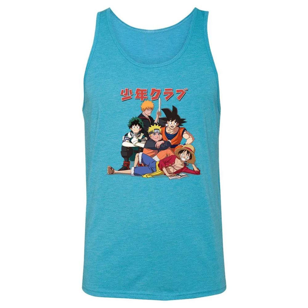 Unisex Jersey Tank - RGU9MHSP - Aqua Triblend - 3