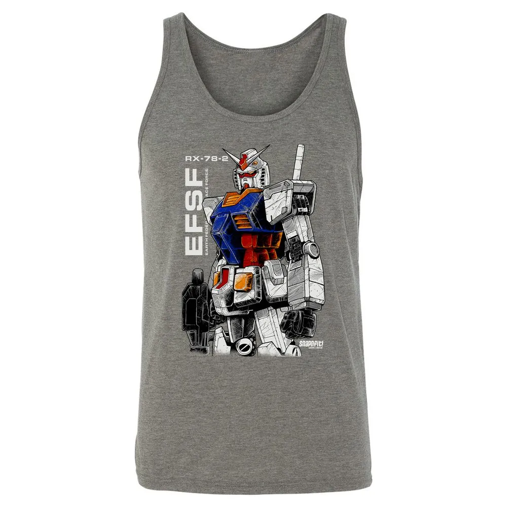 Unisex Jersey Tank - LAAQXJZV - Grey Triblend - 8