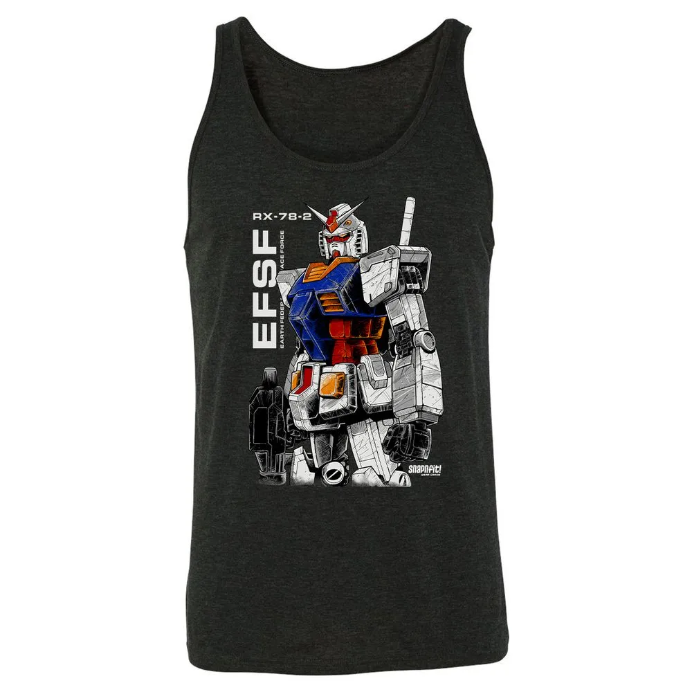 Unisex Jersey Tank - LAAQXJZV - Charcoal Black Triblend - 5