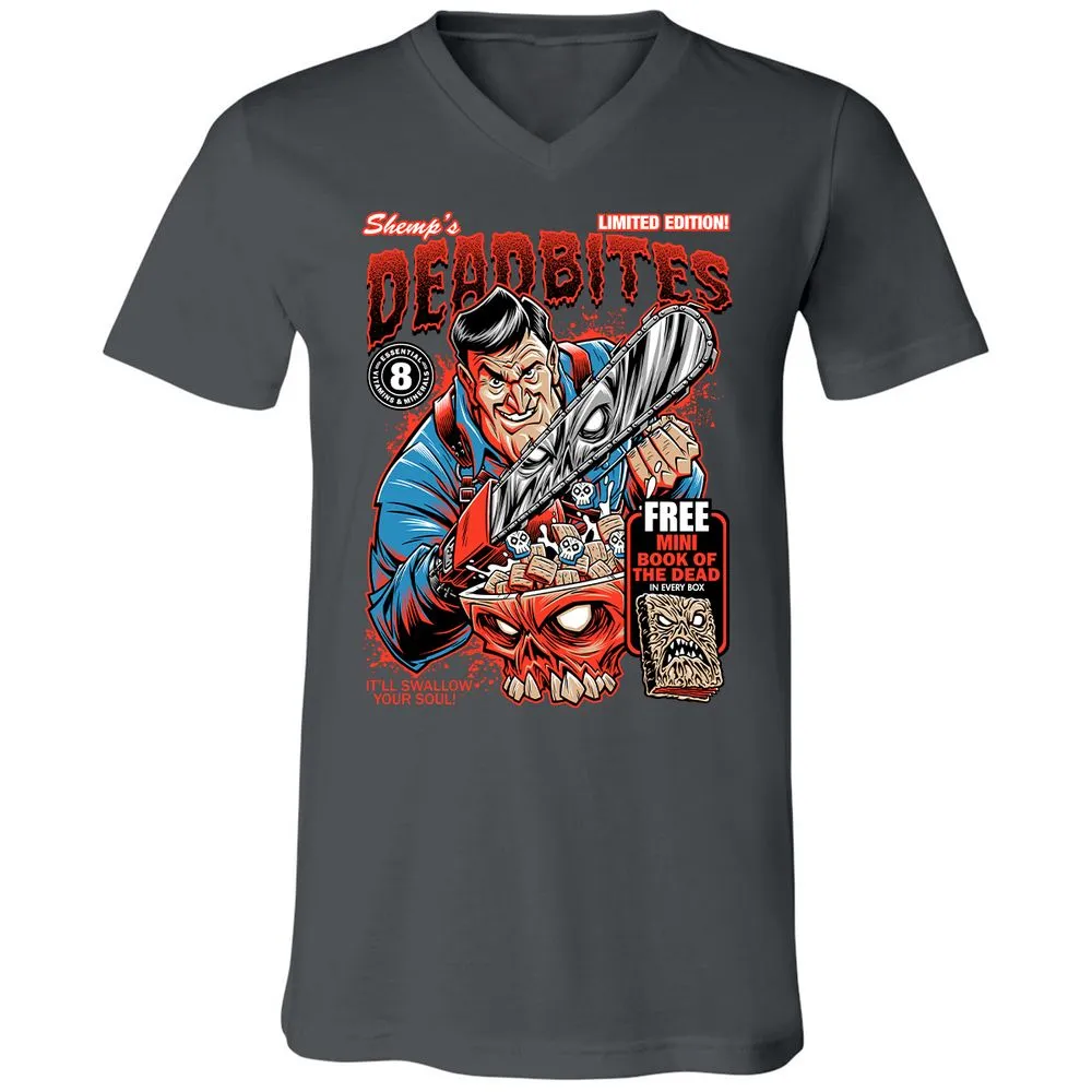 Unisex V-Neck T-Shirt - FWB1YVTZ - Asphalt - 12